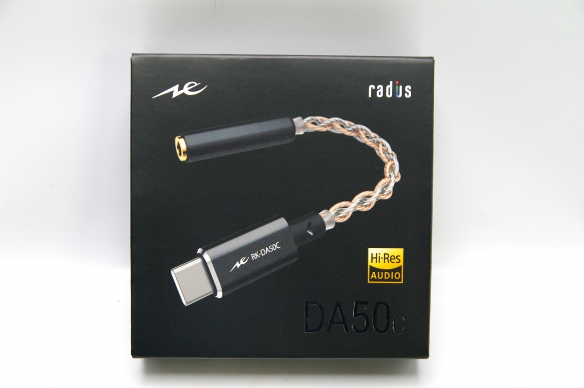 1* radius Hi-Res AUDIO RK-DA50CK DA50C ポータブル DAC アンプ 中古品 ラヂウス_画像1