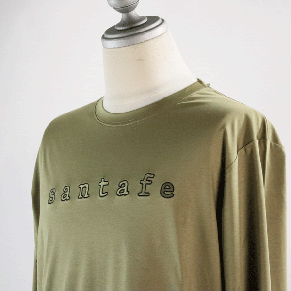 上等な 本物 60代 50代 40代 30代 santafe LT 84401-26 52サイズ サンタフェ 長袖Tシャツ 正規品 カッコいい 綿 カジュアル メンズ 文字、ロゴ