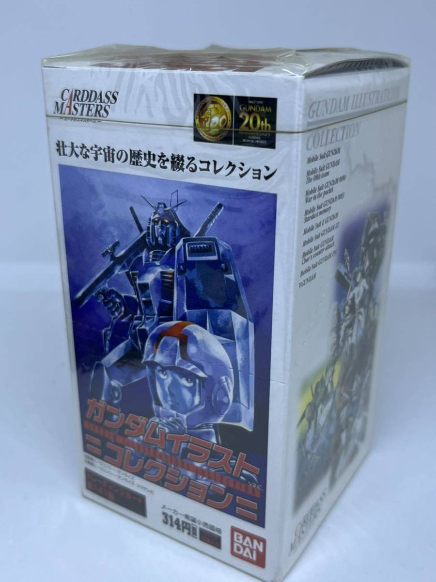 ガンダム イラストコレクション 新品未開封 box 15パック入 カードダスマスターズ バンダイ TCG