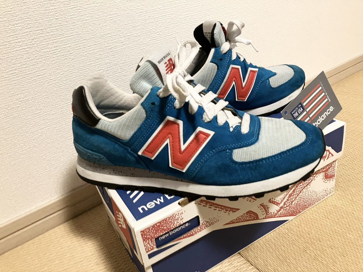 希少 ニューバランス US 574 BP US9 0 27 0cm アメリカ製 USA製
