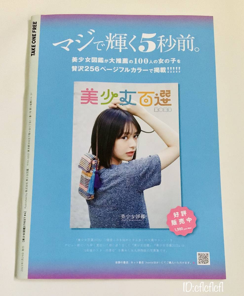 ●新品 即決 送料無料 美少女図鑑STREET #4 オールカラー 冊子 写真集