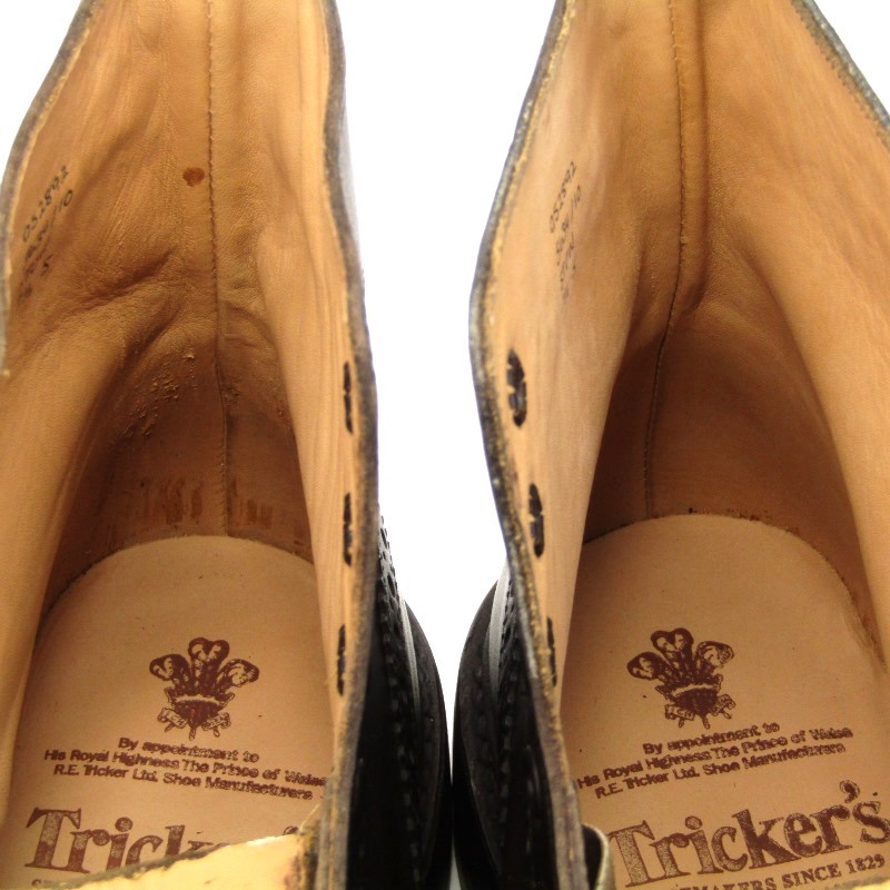 未使用 Tricker's トリッカーズ UK7.5 カントリーブーツ 5634/10 STOW ストウ ブローグブーツ エスプレッソ 10006887_画像8