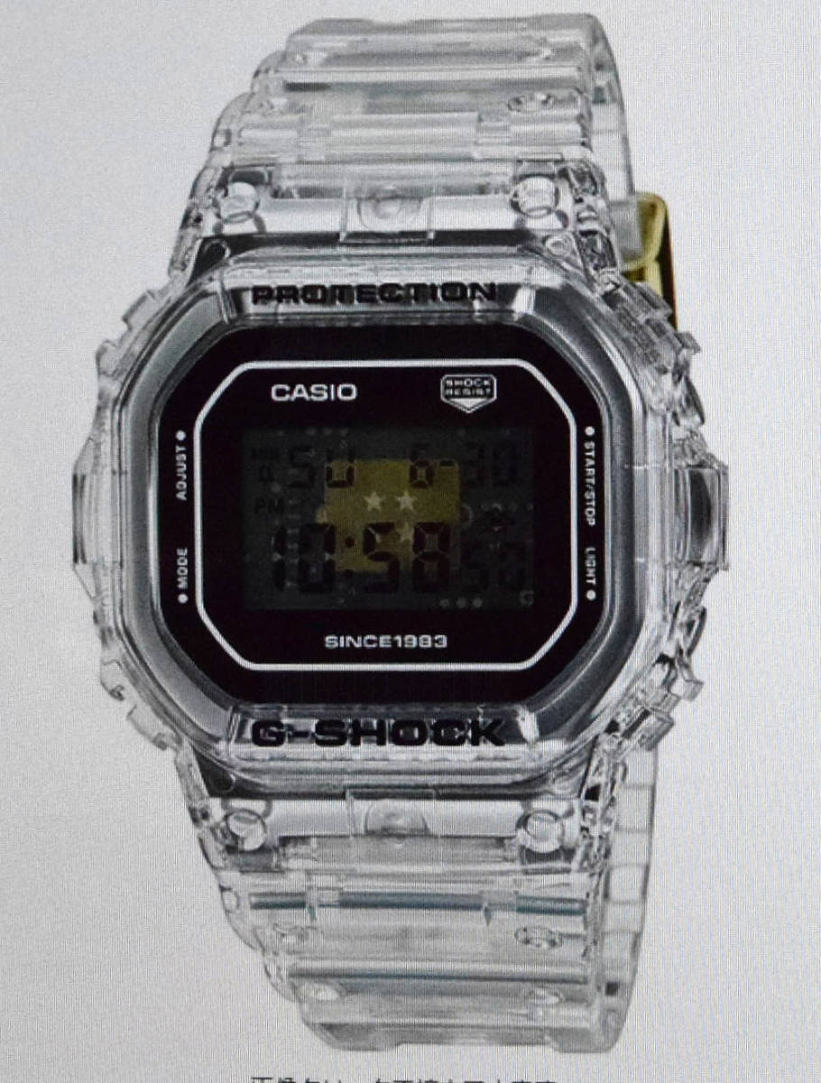 いいスタイル G-SHOCK 40th REMIX DW-5040RX-7JR CLEAR Anniversary