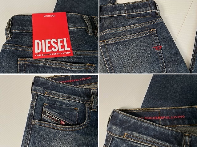 新品正規 4.3万 DIESEL ディーゼル　SLEENKER　ヴィンテージ　デニム 　30　美脚デニム　ストレッチ　送料520円_画像5