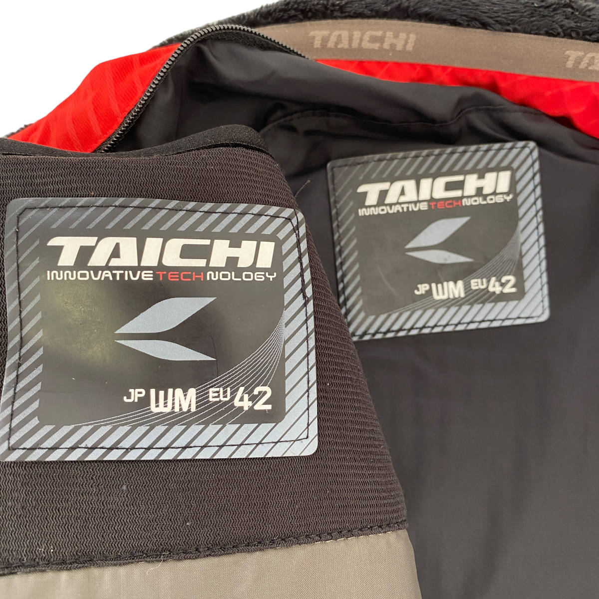 【即決】 RS TAICHI アールエスタイチ RSJ701 モトレックウインタージャケット WMサイズ 赤系 レッド系 4306-100_画像7