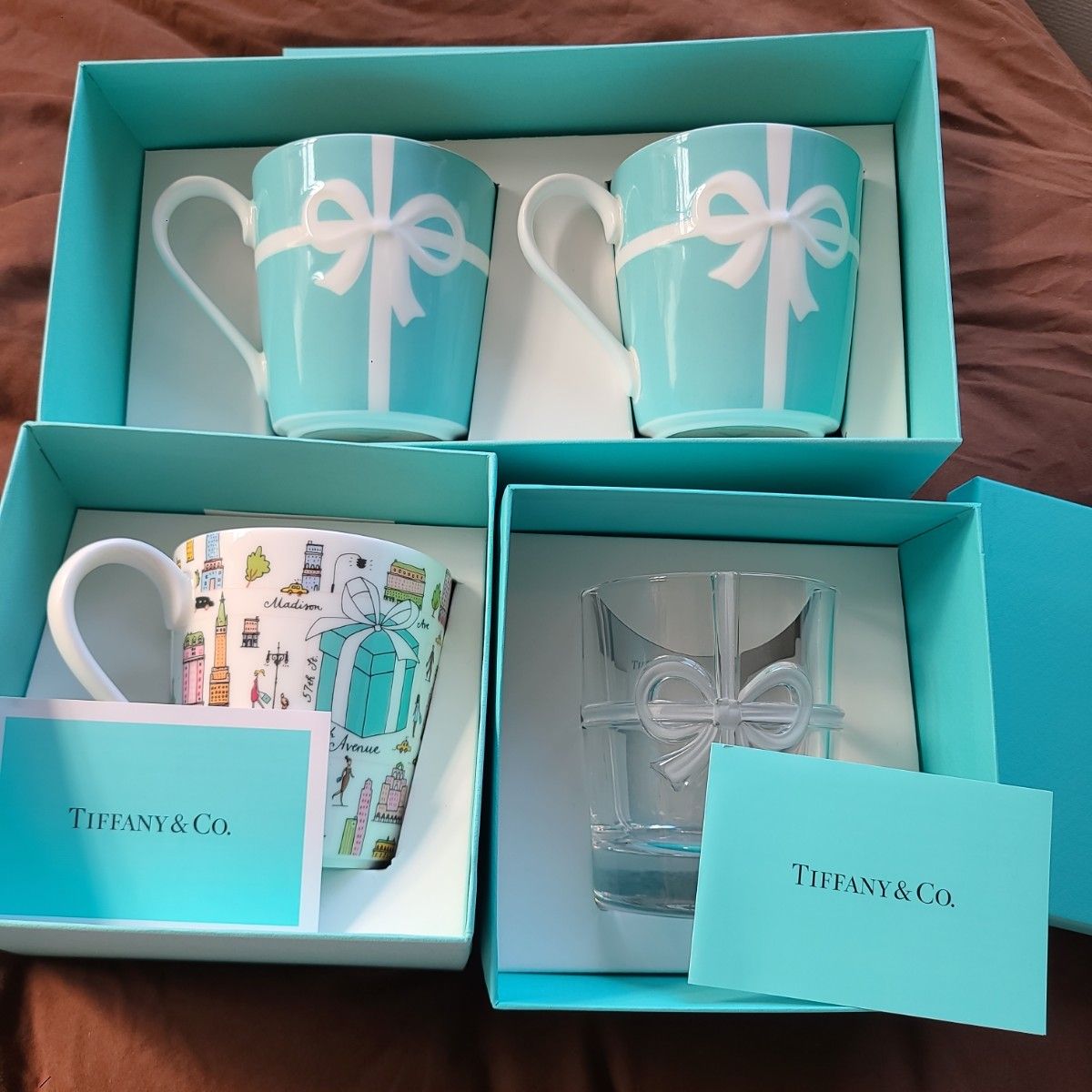 TIFFANY&Co ティファニー マグカップ ブルーリボン ペアマグカップ