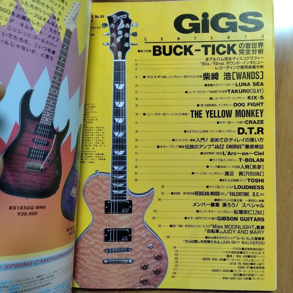 ロック・マガジン 月刊ギグス GIGS 2冊セット