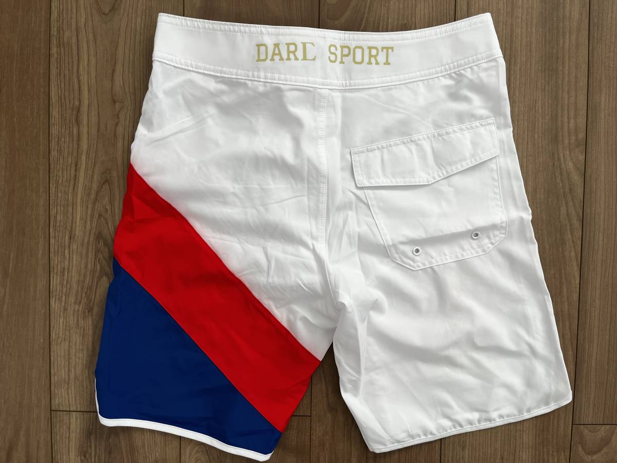 DARC SPORT ダルクスポーツ　サーフパンツ　ボードショーツ 白赤青　28_画像2
