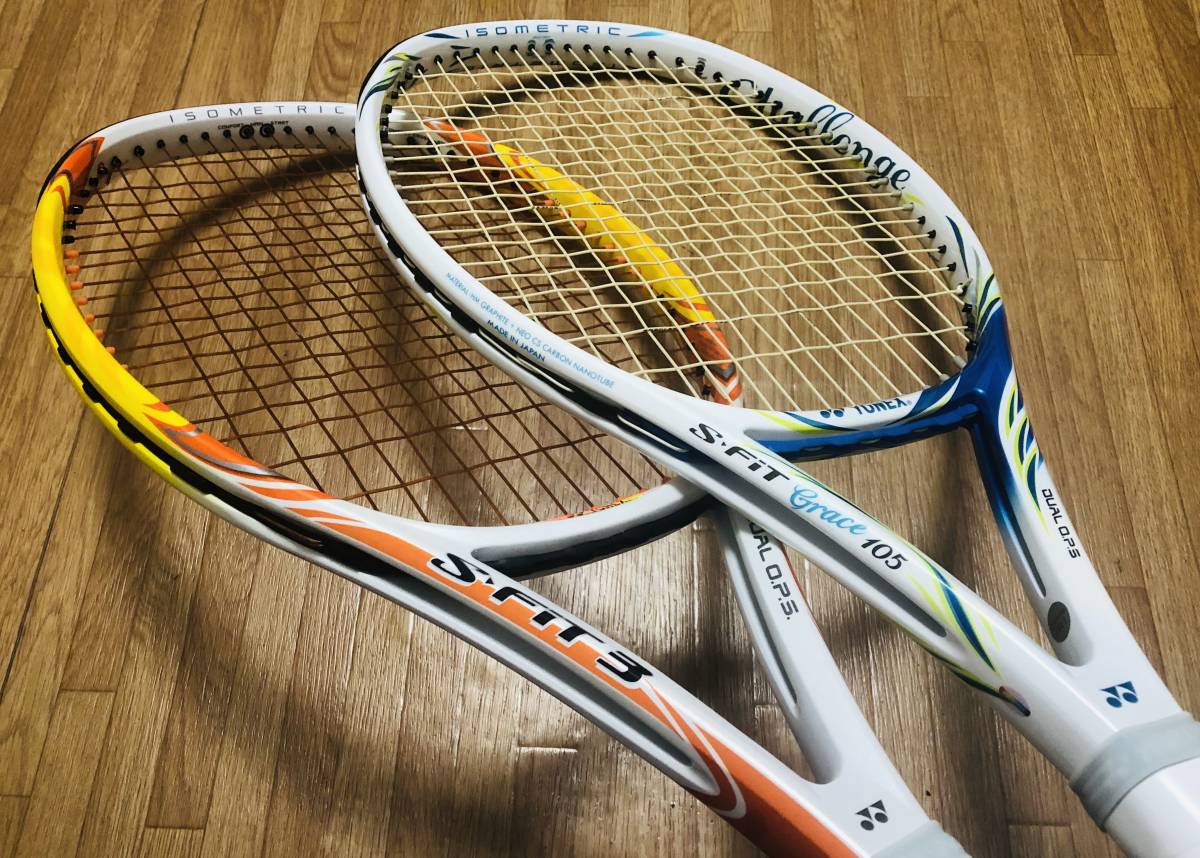 2本セット 送料込 伊達公子モデル YONEX S-FiT Grace 105 YONEX S-FIT