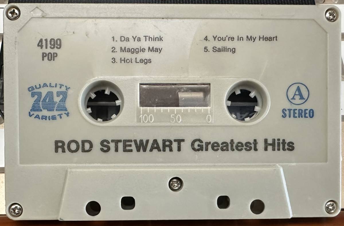 中古カセットテープUS版：ROD STEWART(ロッド・スチュワート) / GREATEST HITS (US版)の画像5