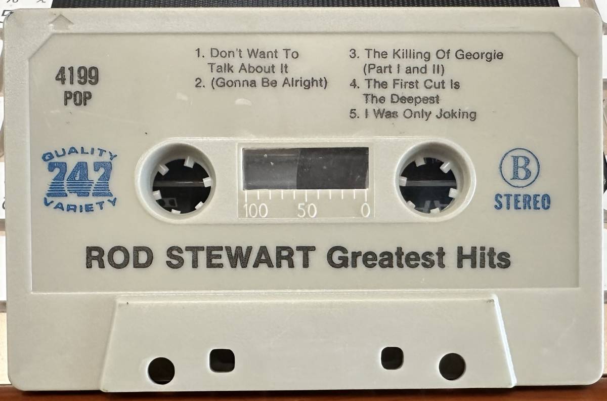 中古カセットテープUS版：ROD STEWART(ロッド・スチュワート) / GREATEST HITS (US版)の画像6