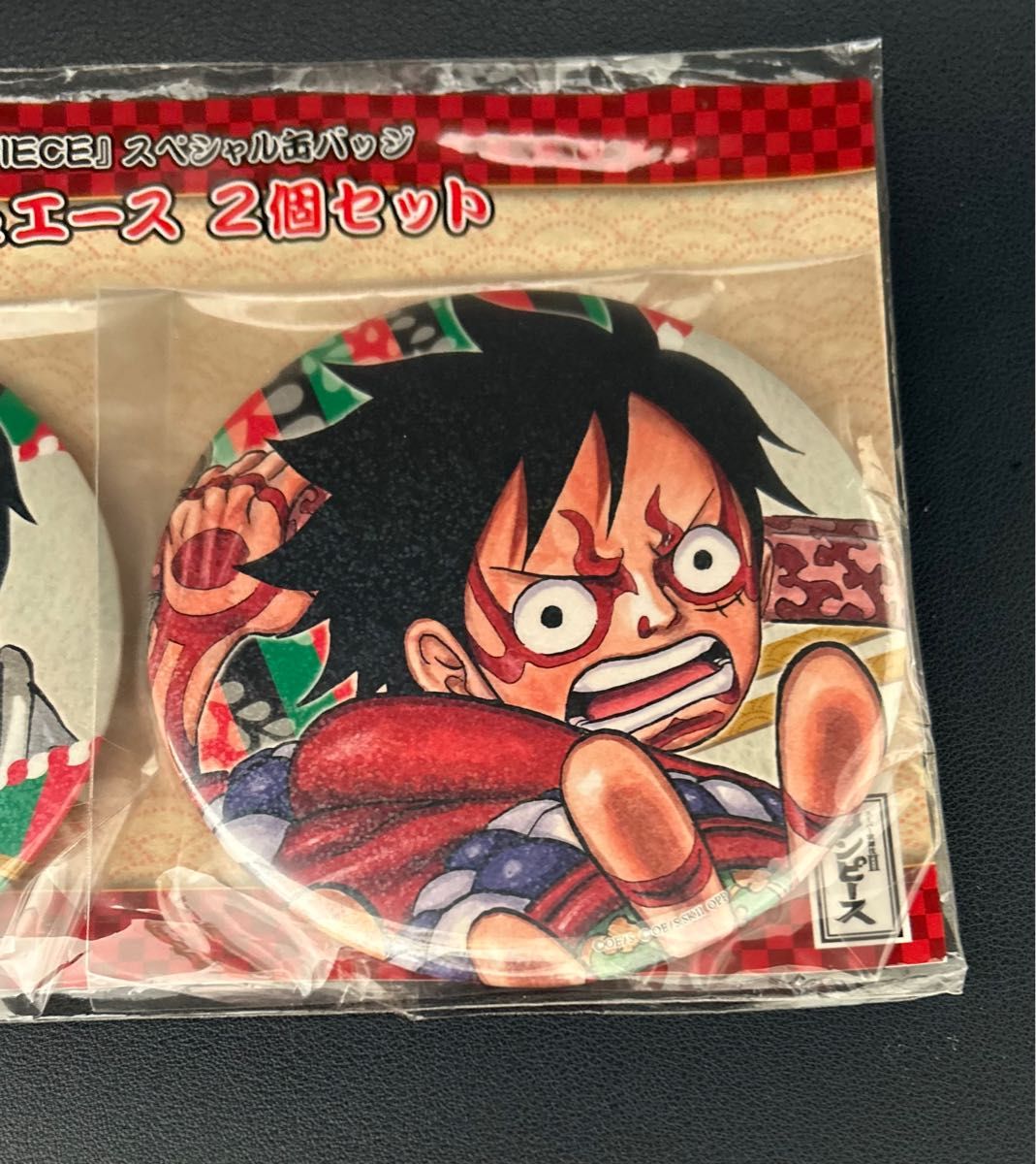 スーパー歌舞伎Ⅱ ワンピース スペシャル缶バッジ ルフィ&エース スーパー歌舞伎Ⅱ ワンピース スペシャル缶バッジ ルフィ&エース