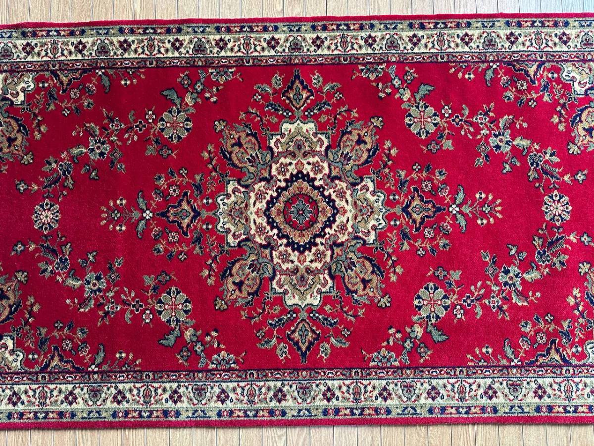 【181×91】ベルギー製絨毯・カーペット・ラグ■3350-9_画像5