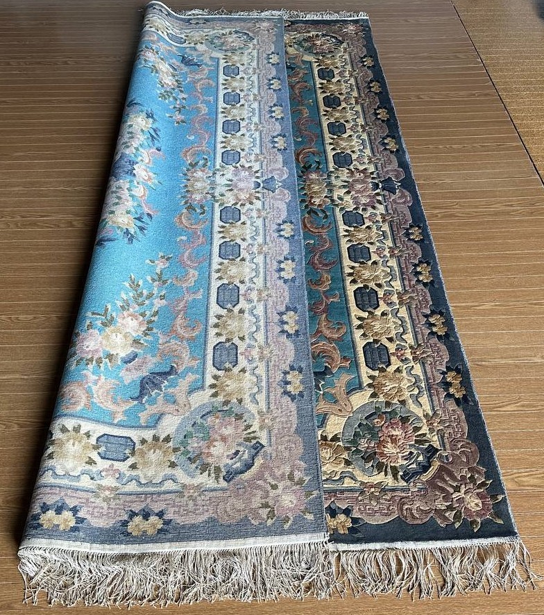 238×168】シルク◇中国産絨毯・カーペット・ラグ□3273-90 家具 238×168】シルク◇中国産絨毯・カーペット・ラグ□3273-90 家具
