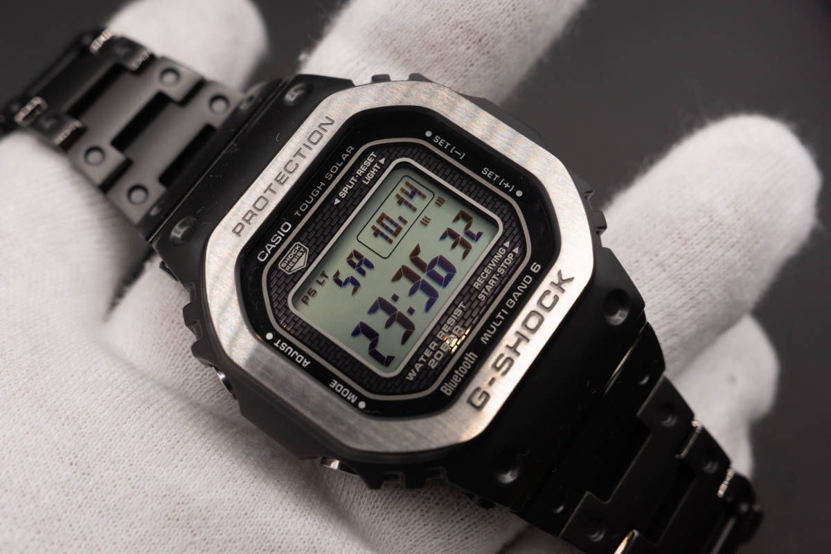Sản phẩm 美品!!G-SHOCK 5000 SERIES GMW-B5000MB-1JF 改 老眼が入っ