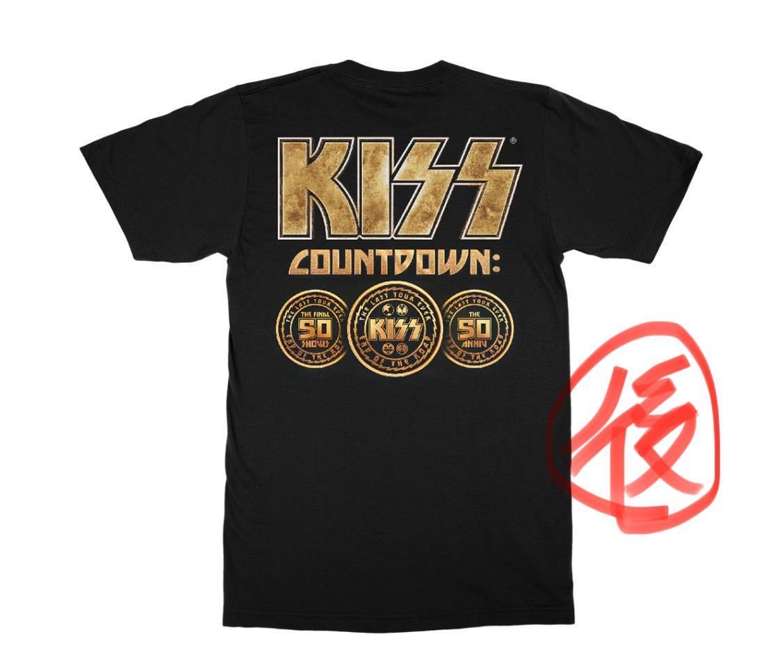 kiss 解散 限定 Tシャツ ラスト50公演 10/7シドニー final50 EOTR end of the road 新品未開封 GENE PAUL  ERIC ACE PETER 貴重 レア