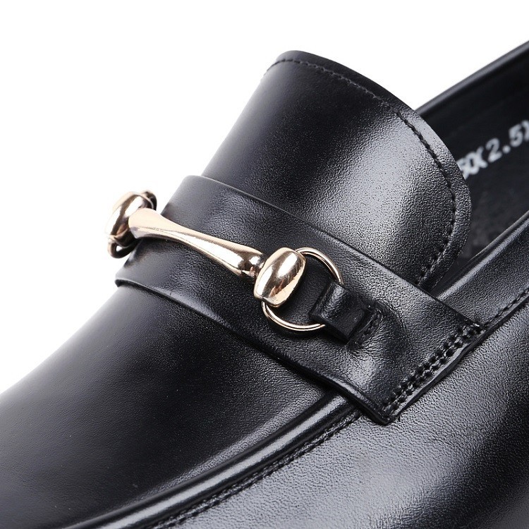 大人気 新品メンズビジネスシューズ革靴 ビットローファー レザー Uチップ ブラック SE27cm_画像6