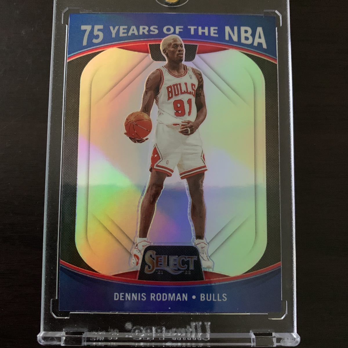 Dennis Rodman 2021-22 Panini Select 75years of NBA Silver Prizm デニス・ロッドマン_画像1