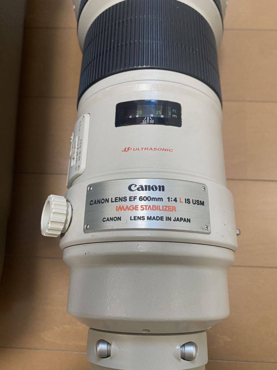 動作品 Canon EF 600mm f/4 L IS 白レンズ LENS キヤノン ZOOM-