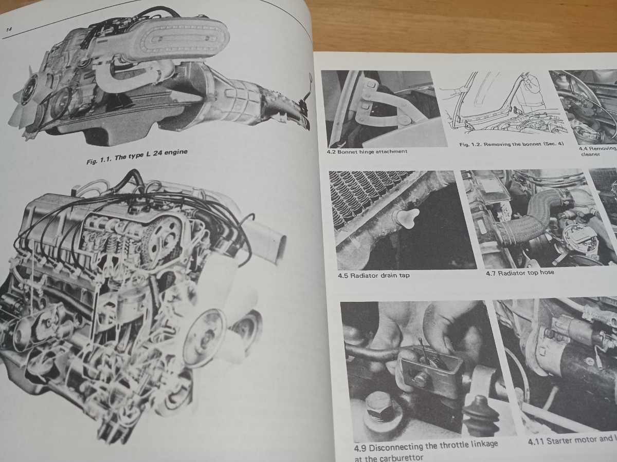 ■希少■ヘインズ HAYNES/NISSAN 日産 ダットサン/DATSUN フェアレディZ 240Z 260Z クーペ&2+2 1970-1977リペアマニュアル 配線図付 S30_画像4