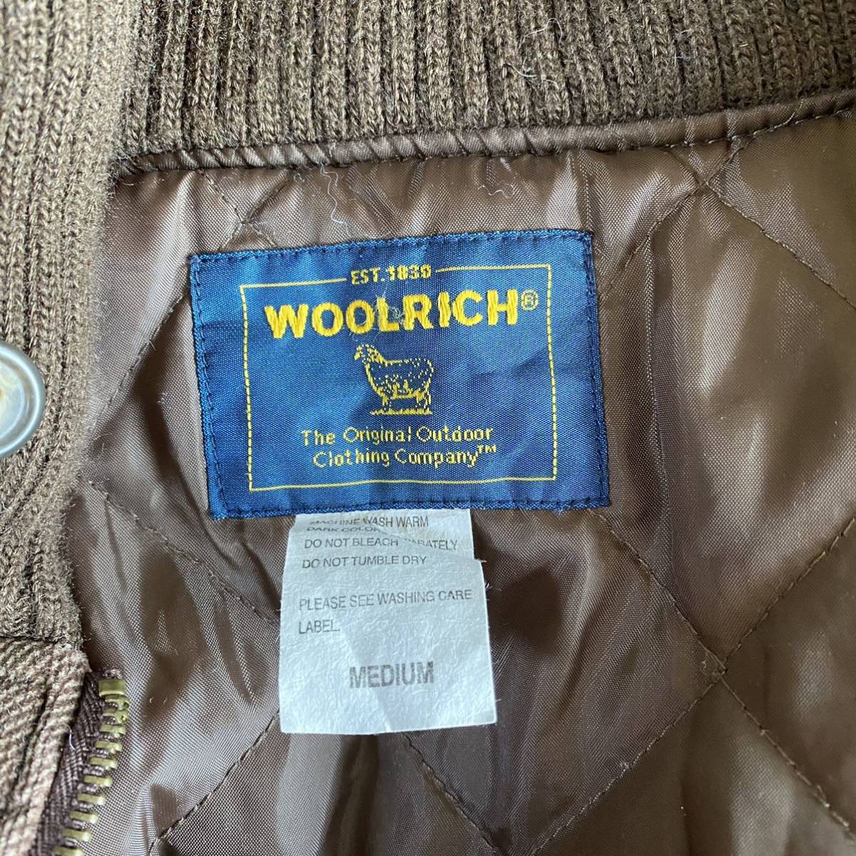 ウールリッチ WOOLRICH ブルゾン フードなし M 茶 ブルゾン ウールリッチ WOOLRICH ブルゾン フードなし M 茶 ブルゾン