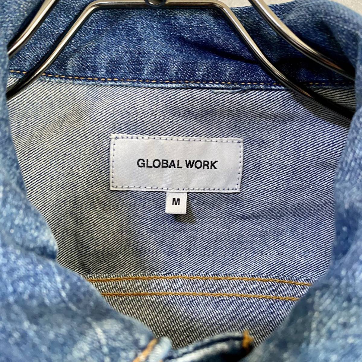 グローバルワーク　GLOBAL WORK ジージャン　M 綿99% デニムジャケット Gジャン