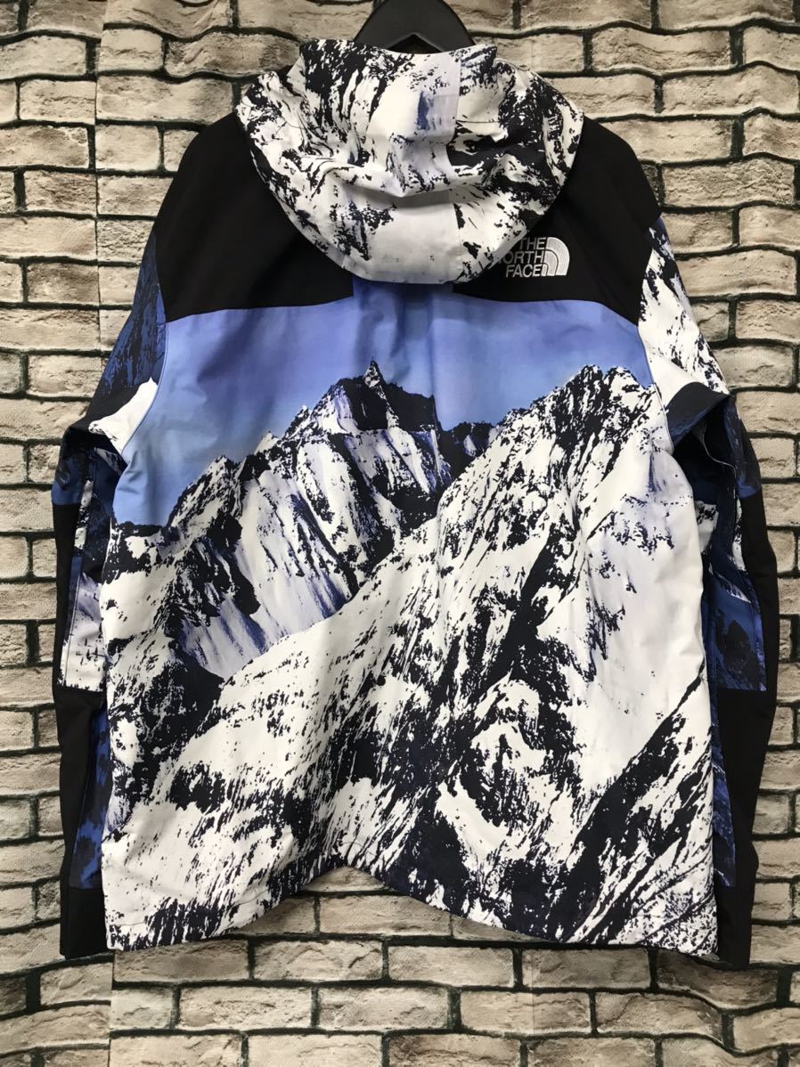 新品★SUPREME×THE NORTH FACE シュプリーム×ザ・ノースフェイス★17AW Mountain Parka マウンテンパーカー  雪山総柄ジャケット