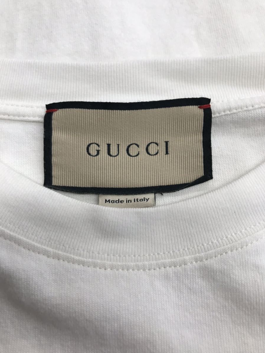 GUCCI グッチ 616036 XJDAG Interlocking G Stripe Print Tee GUCCI グッチ 616036 XJDAG Interlocking G Stripe Print Tee