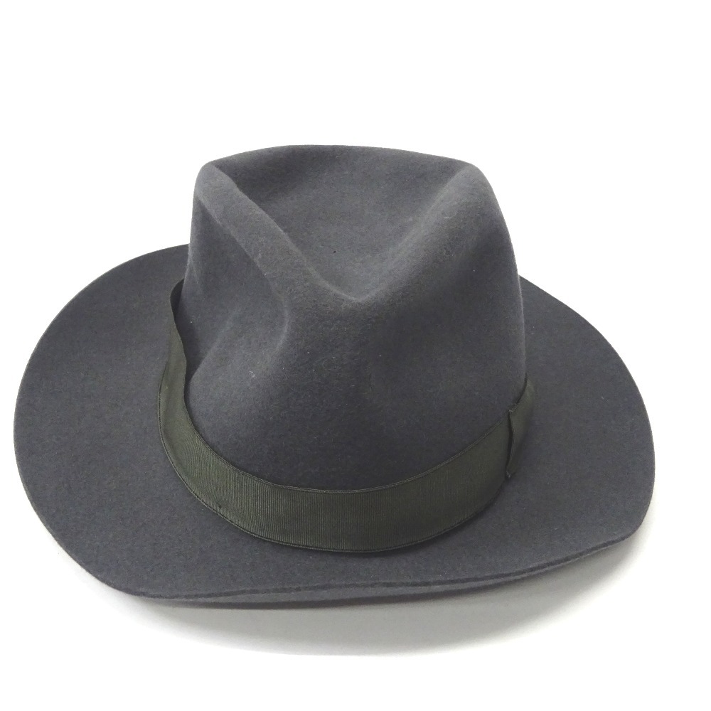 Ft1144031 ボルサリーノ ハット 中折れ #57 メンズ Borsalino 中古