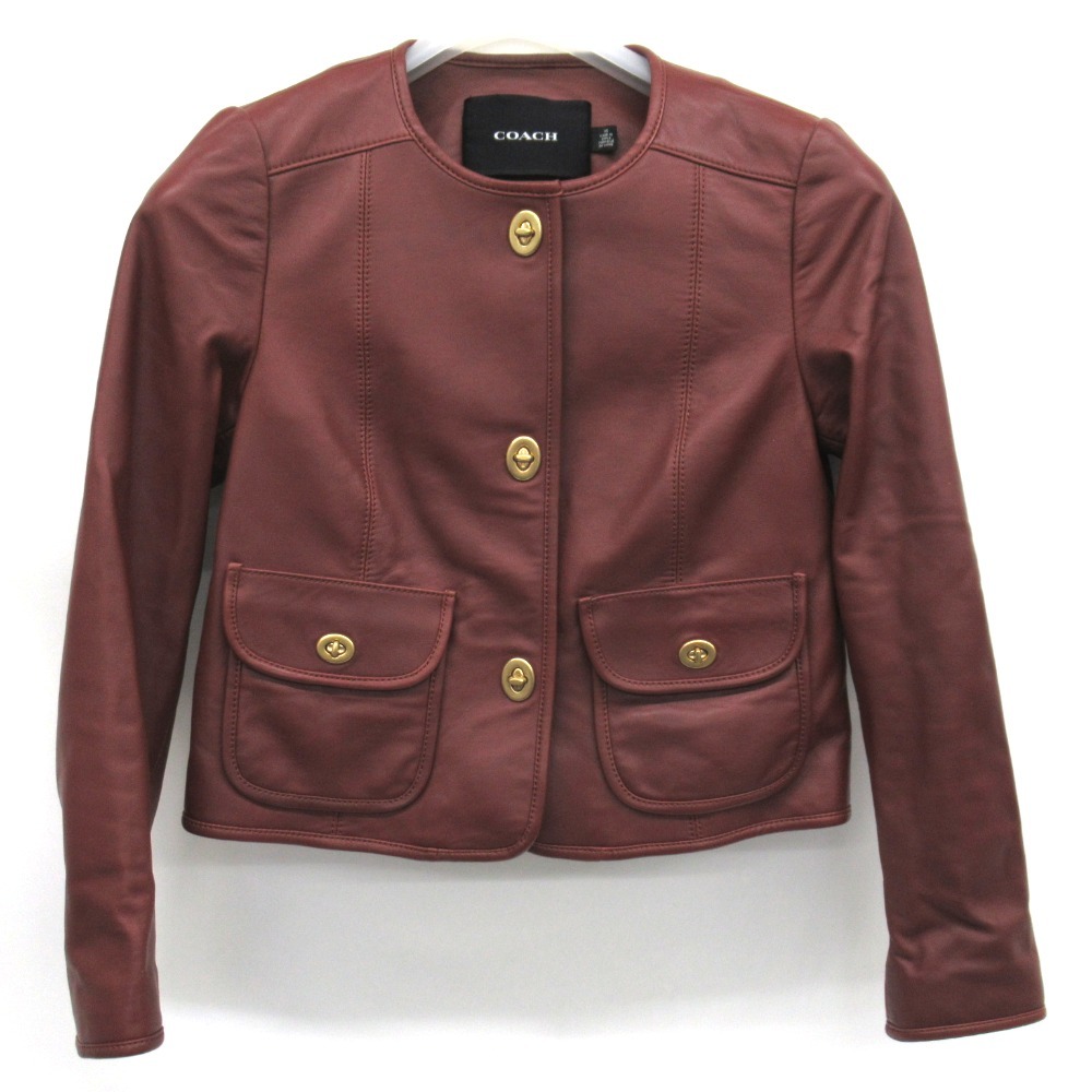 KR38861 コーチ ジャケット カーディレザージャケット C9149 #XS