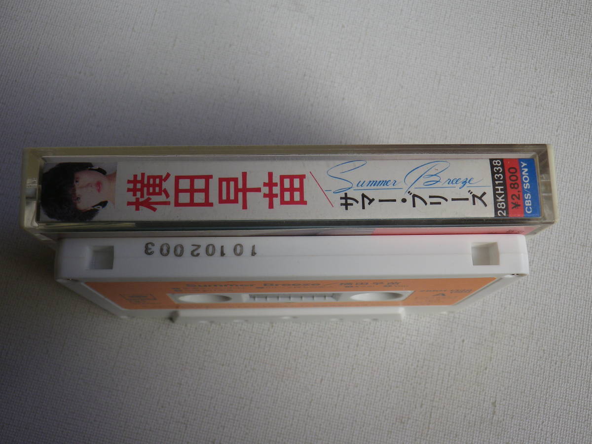 ◆カセット◆横田早苗　サマー・ブリーズ　不安タジーナイト　歌詞カード付　中古カセットテープ多数出品中！_画像5