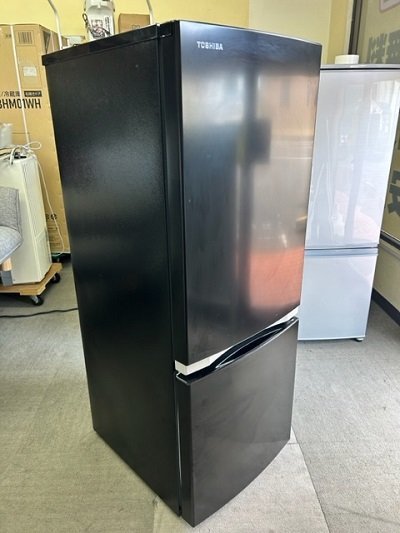 引取可能 2020年製 東芝 ノンフロン冷凍冷蔵庫 GR-R15BS(K) 153L
