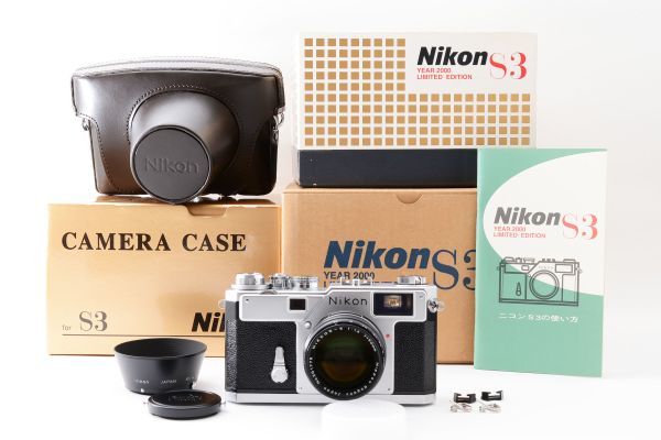 NIKON S3 YEAR2000 LIMITED EDITION ニコンS3 2000年限定モデル ケース付 [A105]