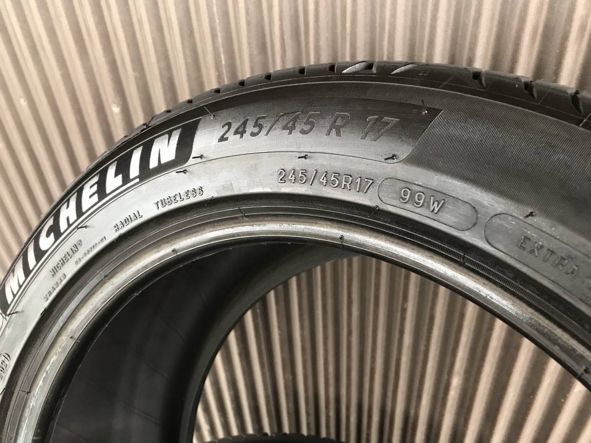 【在庫限定品】2021年製 輸入新品 ミシュラン 245/45R17 99W PRIMACY 4　2本セット◆D2577_※参考画像