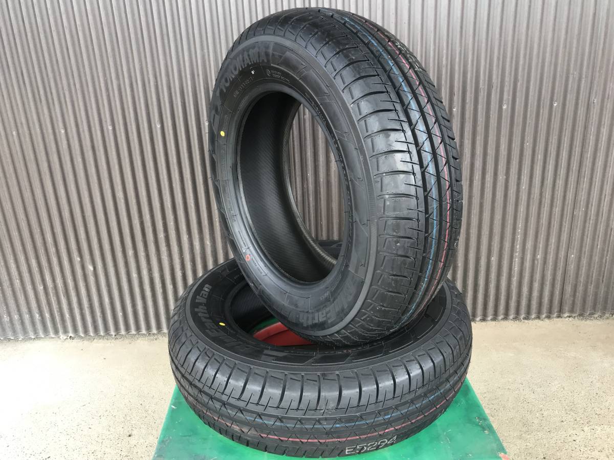 【1円スタート！DY703】2021年製 輸入新品 ヨコハマタイヤ 185/75R15 106/104N LT BluEarth-Van RY55B 　2本セット_※参考画像