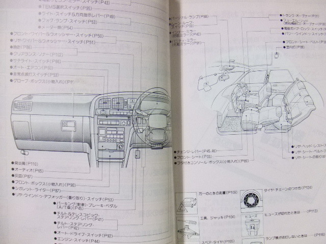 トヨタ チェイサー GX81 取扱説明書 GTツインターボ アバンテ CHASER MX83 SX80 01999-22100 1989年8月4日_画像4