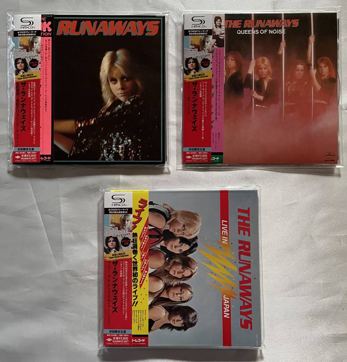 激レアDU特典◆ザ・ランナウェイズ/新品紙ジャケSHM-CD3枚set◆初回限定生産/非売品Box/THE RUNAWAYS/Joan Jett/ガールズロック/DISK UNION_画像3