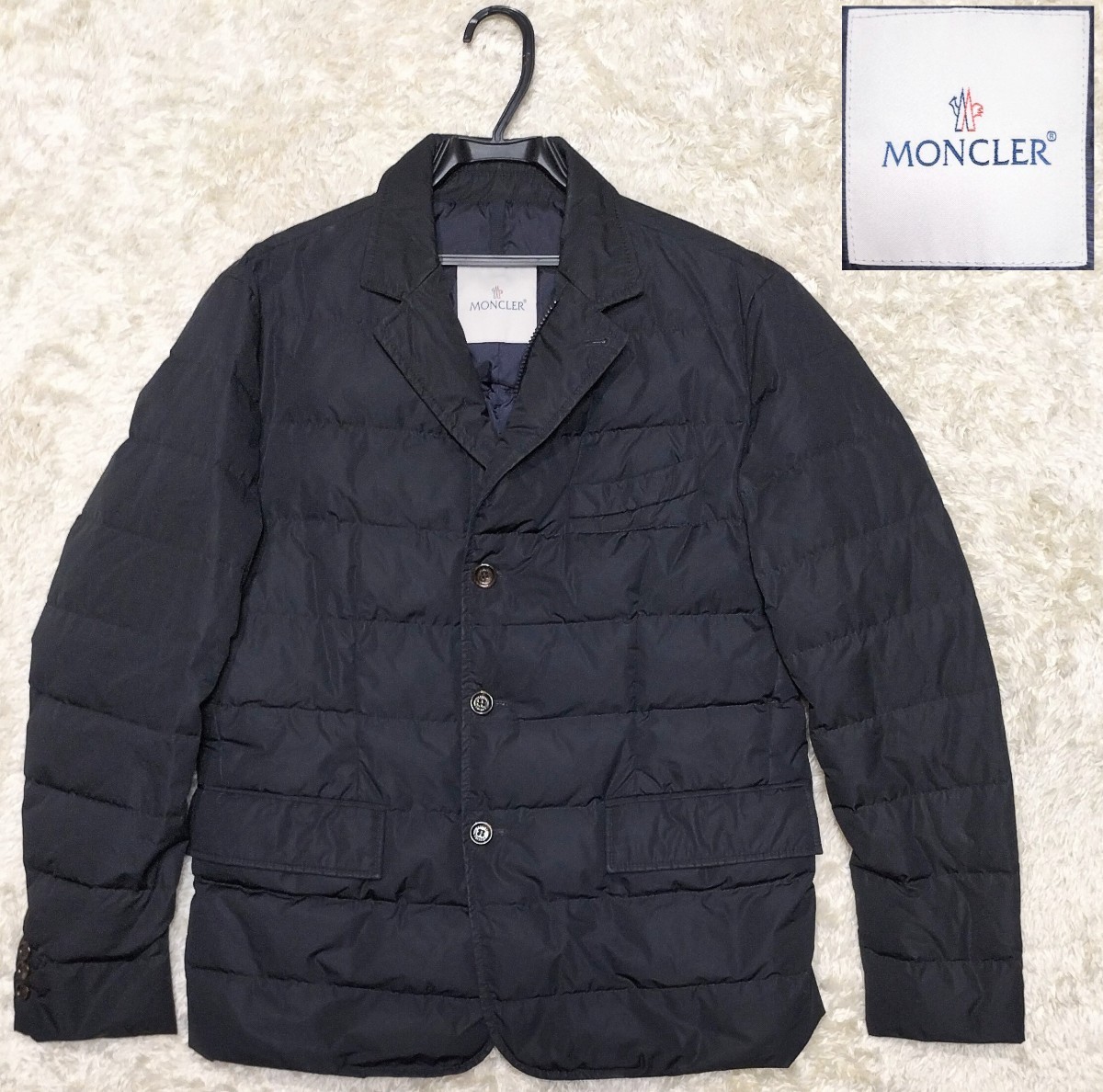 手数料安い 【良品☆LAMPOジップ】サイズ2 MONCLER ダウンテーラード