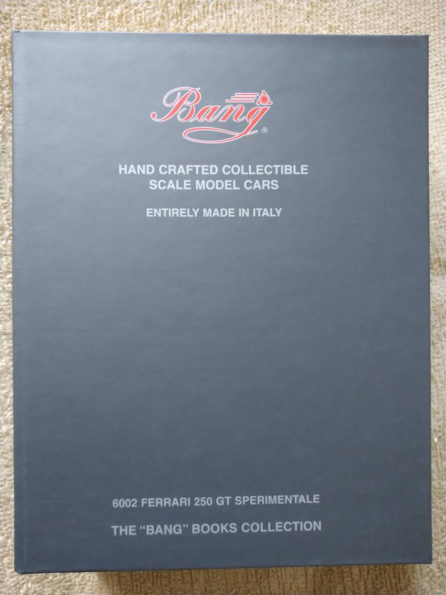 The Bang Books Collection　フェラーリ250GT SPERIMENTALE　イタリア製_画像7