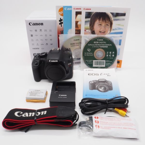 ■極上品■ CANON キャノン デジタル一眼レフカメラ EOS Kiss X4 ボディ 元箱付き