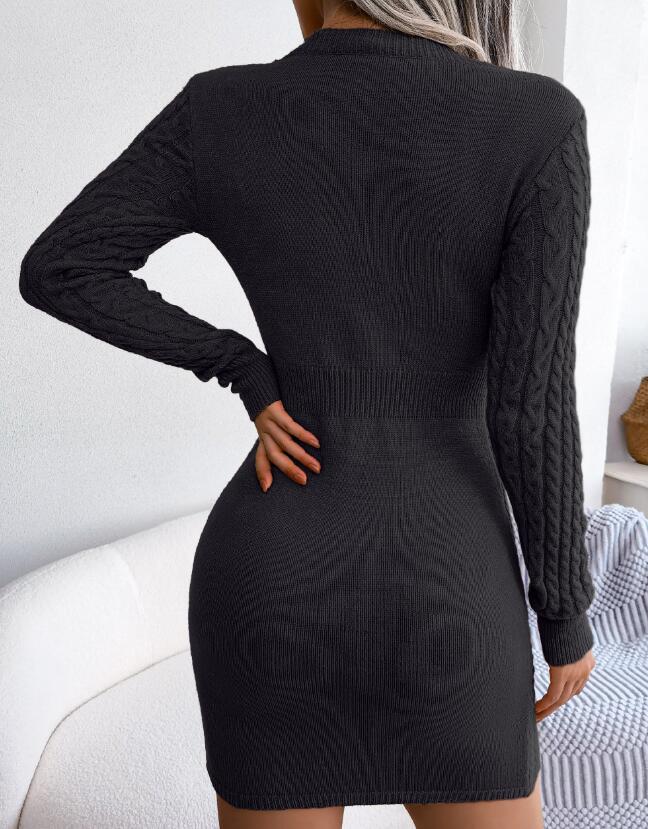 755 One-piece ladies lady's * beautiful . Silhouette sexy[ attraction Style]* knitted material body line black 