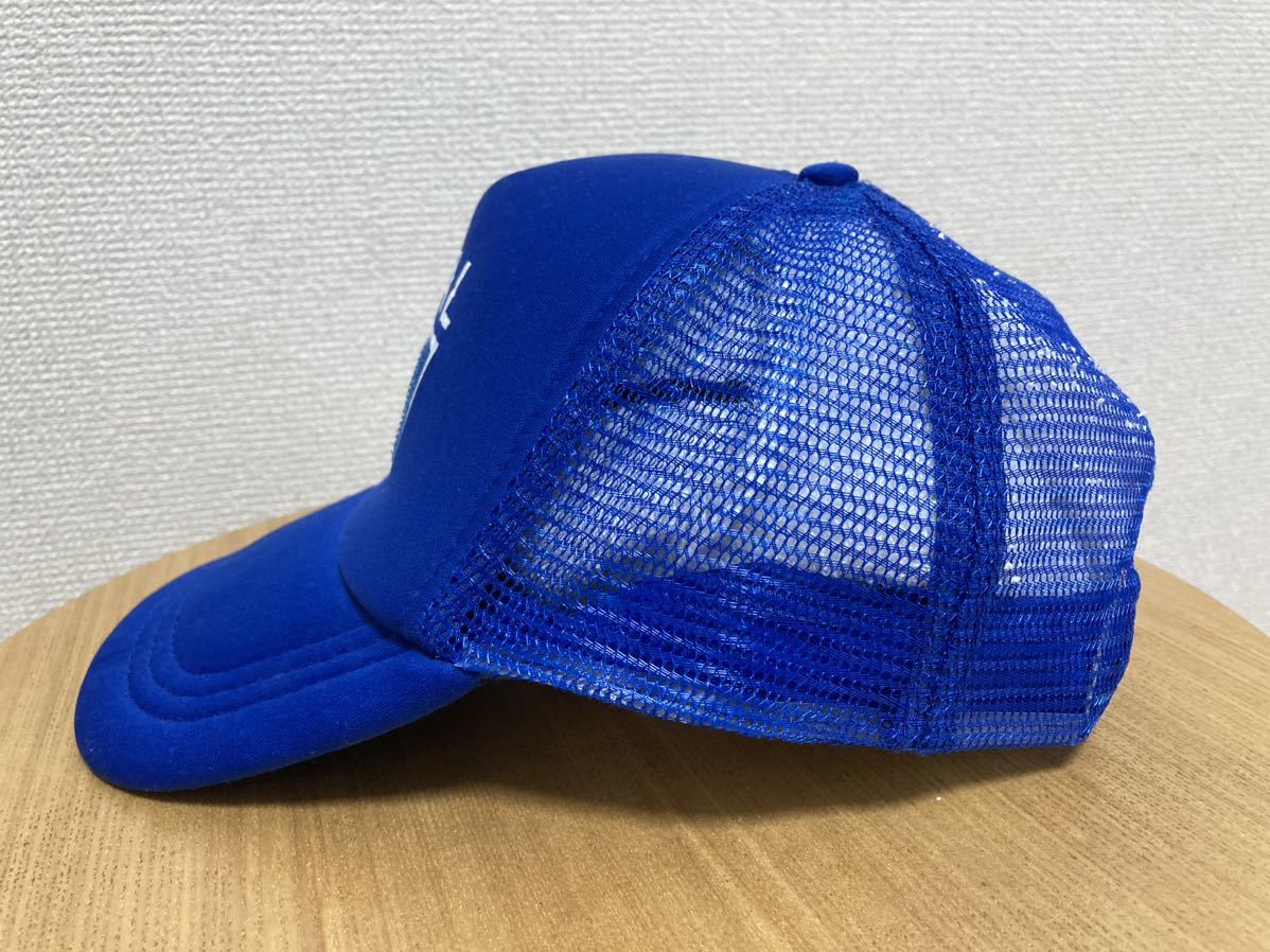90's USAヴィンテージ メッシュキャップ 帽子 青 'GOAL' キャップ帽子 90年代の画像2