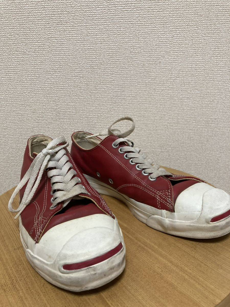 人気急上昇】 レザー ジャックパーセル PURCELL JACK CONVERSE / 赤