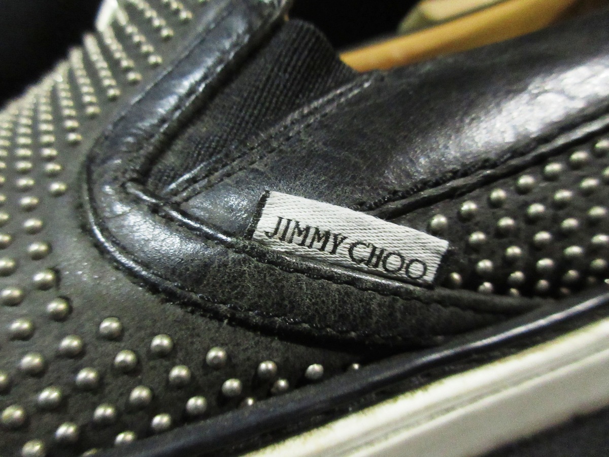 ジミーチュウ JIMMY CHOO デミ スター スター スタッズ スリッポン スニーカー 靴_画像6