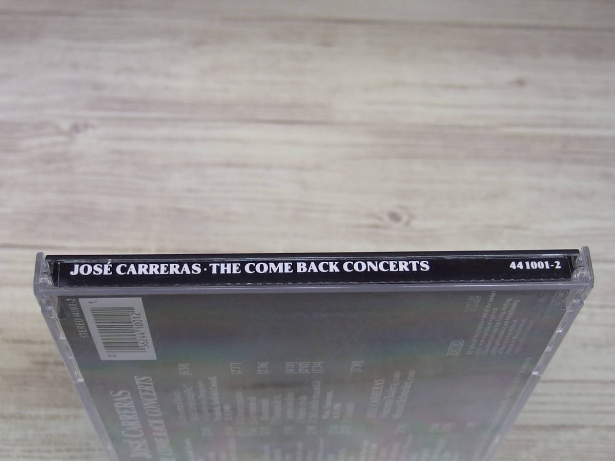 CD / The Come Back Concerts / Jose Carreras /『D12』/ 中古_画像3