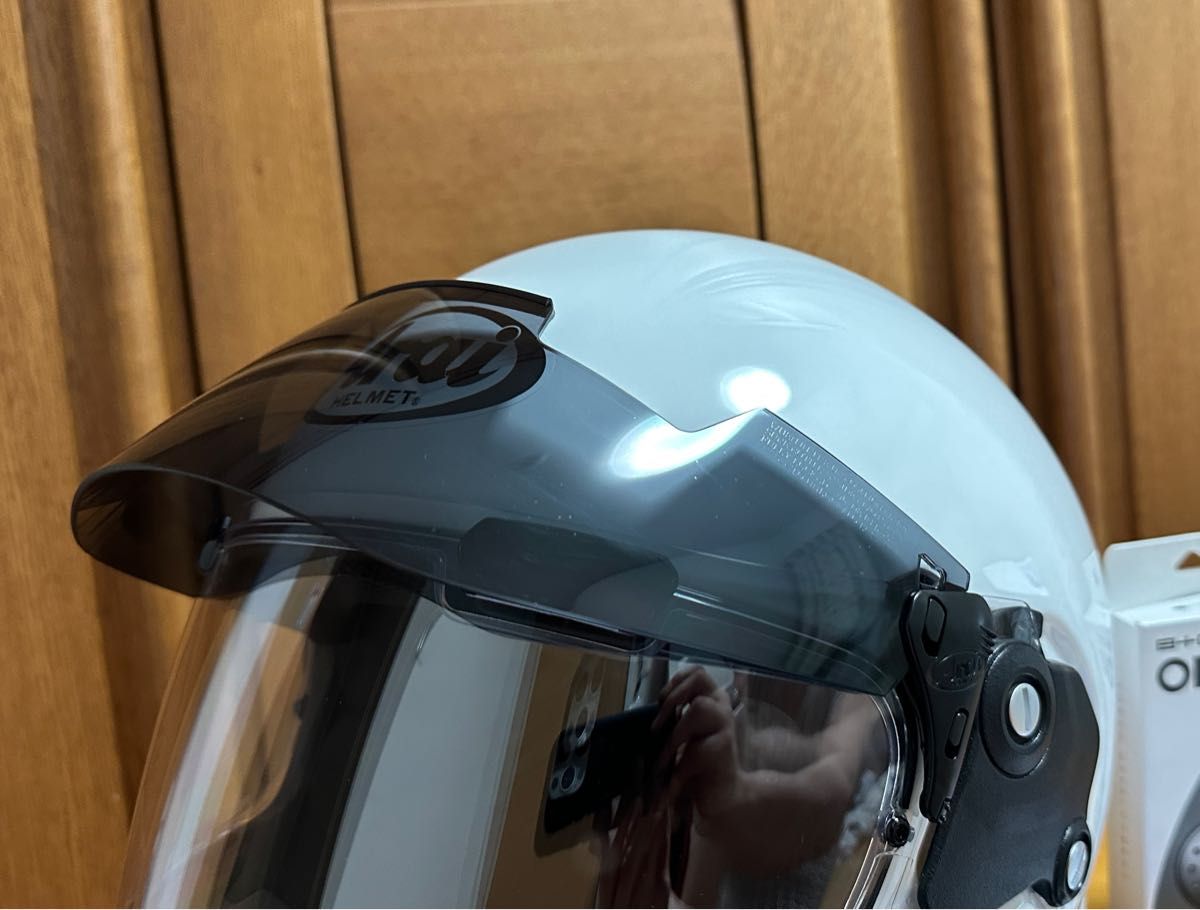 アライ ラパイドネオ 白 XLサイズ プロシェードシステム B+comスピーカー付き