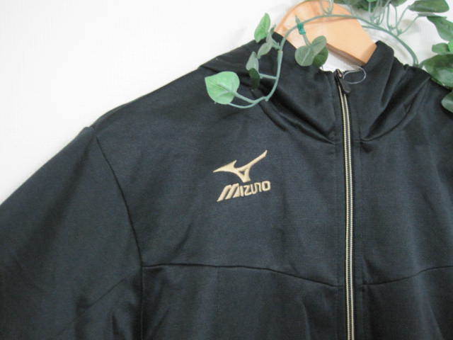  new goods tag attaching MIZUNO Mizuno black black long sleeve Parker regular price 5900 jpy M
