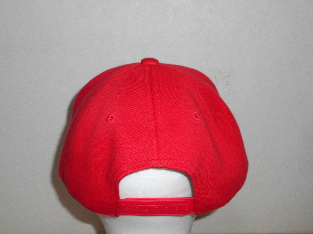 VISION STREET WEAR　 ヴィジョン　 キャップ　　帽子　　赤　　サイズFREE　　（３F　ハ大_画像2