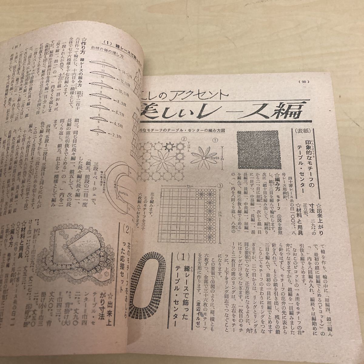レース編と刺繍 昭和37年発行の画像7