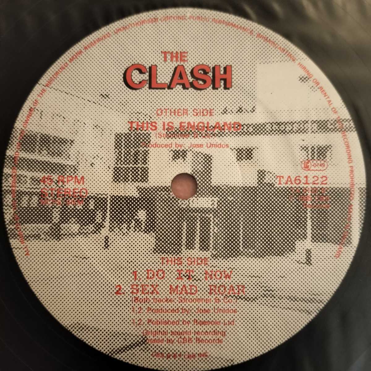 UKオリジナル盤 12" The Clash This Is England _画像3